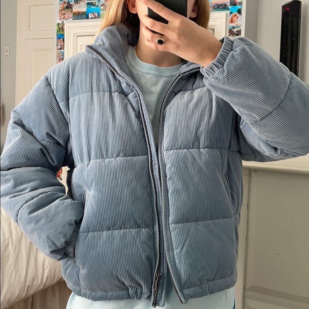 American Eagle Corduroy Puffer